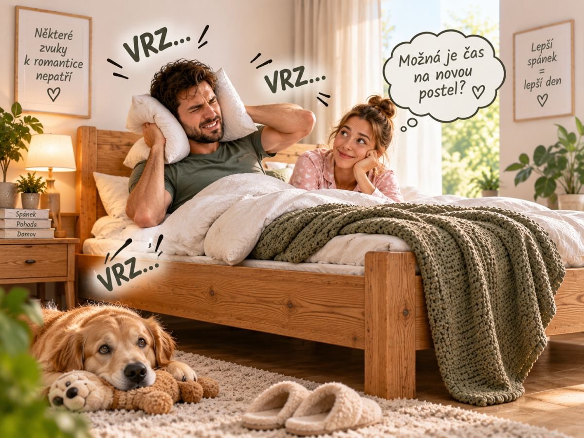 Vrzající postel: proč vrže a kdy už je lepší koupit novou?