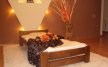 Zvýšená postel Halle 90x200 cm + rošt - dub