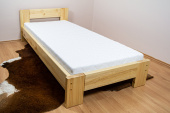 Postel Káťa - PŘÍRODNÍ 80x200 masiv borovice 4 cm + rošt ZDARMA