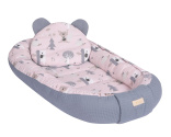 Hnízdo pro miminko Velvet vzor - 8001-12