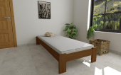 Postel Adam 80 x 200 cm dub masiv borovice + rošt ZDARMA