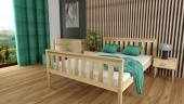 Postel  Agata 160/200 cm masiv borovice + rošt ZDARMA