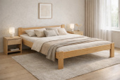Postel z masivu Anetka 140 x 200 cm + rošt ZDARMA