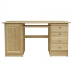 Psací stůl B-02 2KSD - masiv borovice