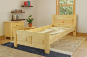 Postel z masivu Ramon 90x200  cm + rošt ZDARMA