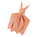 Roztomilý muchláček pro kojence - Zajíček/ starorůžová