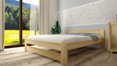 Zvýšená postel z masivu Halina 160x200 cm + matrace Relax 10 cm + rošt ZDARMA