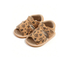 Sandálky 6-12 měsíců - M2039-4 / béžová s lesíkem