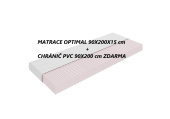Matrace Optimal Comfort 80x200x15 cm + PVC chránič ZDARMA