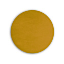 Čalouněný nástěnný panel kolo - průměr 40 cm, výška 3 cm - hořčicová
