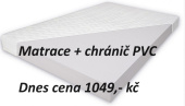 Matrace PUR 180x80x10 cm + PVC chránič ZDARMA - TOP CENA !!!