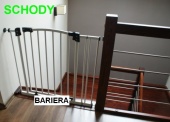 Zábrana dveře, schody 103 - 112 cm