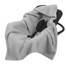 Zavinovací deka do autosedačky - šedá