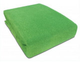 Prostěradlo froté nepropustné PVC 120/60 zelená