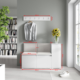 Predsieňová zostava EMI 25 - výber farieb