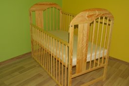 Postýlka Julinka II spouštěcí bok 120/60 cm