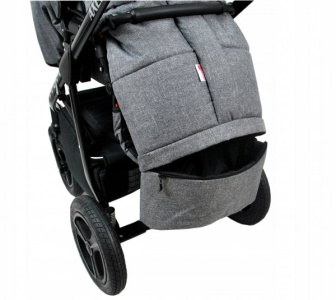 Fusak  Mumie K16L ovčí vlna Grey Flex