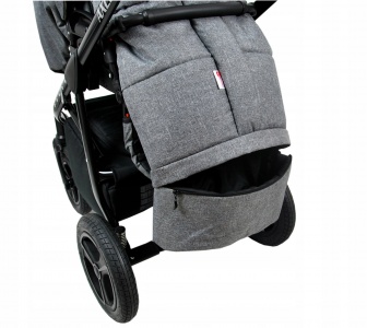 Fusak  Mumie K16L ovčí vlna jeans popel