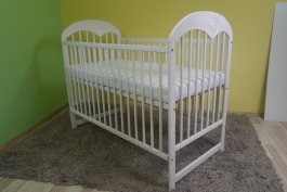 Postýlka Oskar 120/60 cm - bílá