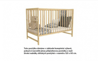 Postieľka s kompletnou výbavou classic model 166