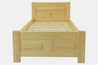 Zvýšená postel z masivu Eliška 90x200 cm + rošt ZDARMA