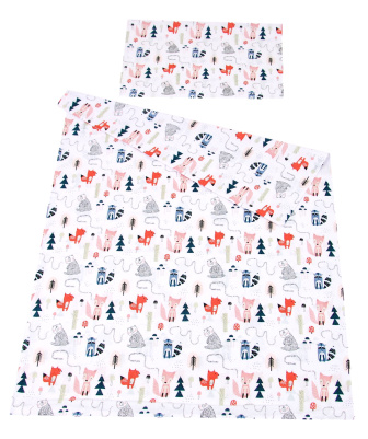 Súprava do postielky 3 diely - lesní zvieratka