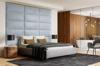 Čalouněný nástěnný panel 60x30x5 cm -12