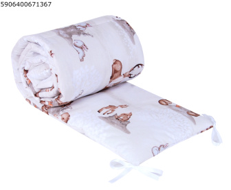 Souprava do postýlky 3 díly - Zvířátka u pařezu