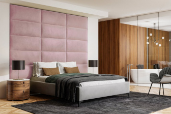 Čalouněný nástěnný panel 40x30x3 cm - 13