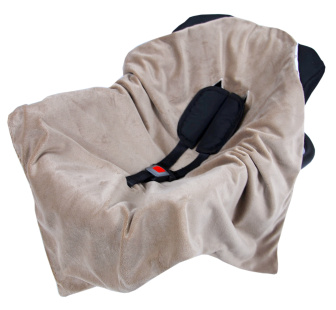 Obojstranná deka do kočíka minky 80x80 cm - medvede