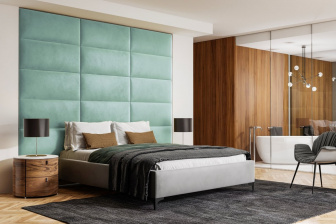 Čalouněný nástěnný panel 30x30x3 cm - 15