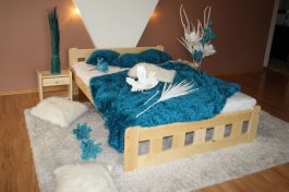 Postel Nika 160 x 200 cm zvýšená + matrace Vita