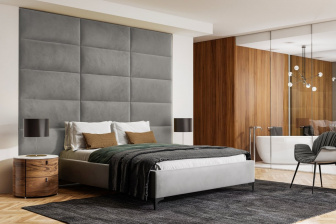 Čalouněný nástěnný panel 30x30x3 cm - 17