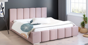 Čalúnená posteľ Maxima 140/200 cm s úložným priestorom jasmine