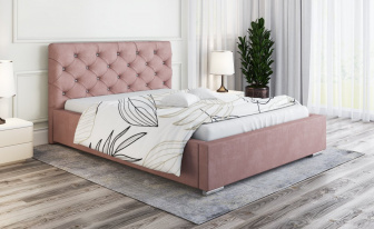 Čalúnená posteľ Verona 180/200 cm s úložným priestorom jasmine