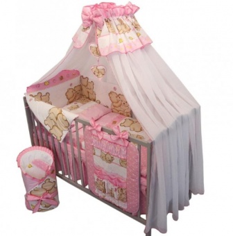 Souprava do postýlky 12 dílů - model 24