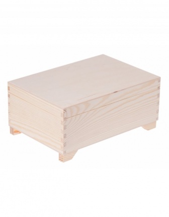 Kufřík sosna - 20x29x13 cm - s přihrádkami