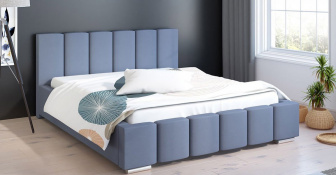 Čalúnená posteľ Maxima 140/200 cm s úložným priestorom jasmine