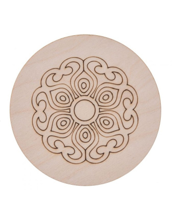 Dřevěný servírovací podtácek - vzor 2