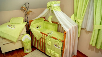 Postýlka + luxusní vyšívaná sada vzor - 302