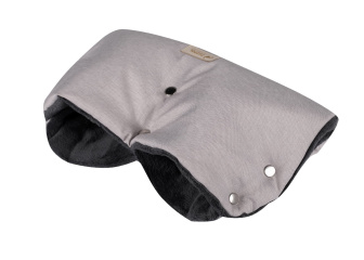 Detský zimný fusak a rukávnik s flísom - 90 cm - béžová