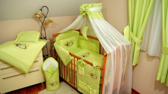 Postýlka + luxusní vyšívaná sada vzor - 322