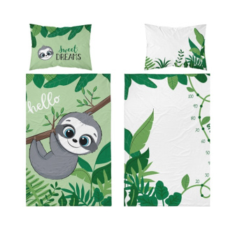 Obliečky do postieľky z bambusového vlákna 100x135 cm - Leňochod