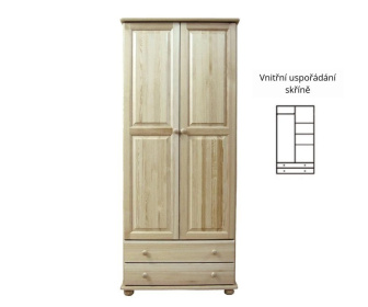 Skříň masiv borovice - SF 39 A