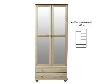 Skříň masiv borovice - SF 39B