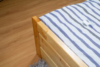 Postel Olivie 180/200 cm s roštem - masiv olše 4 cm