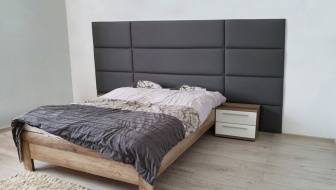 Čalouněný nástěnný panel - 60x30x3 cm