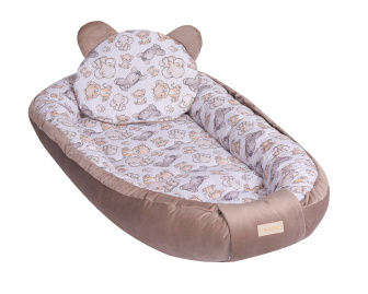 Hnízdo pro miminko Velvet vzor - 9400-5