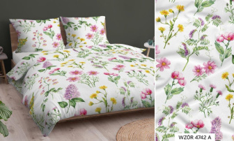Povlečení LUX bavlna-satén 140/200 a 70/80 vzor 4742A