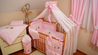 Postýlka + luxusní vyšívaná sada vzor - 504